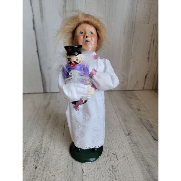 Byers Choice Nutcracker doll young girl Victorian Caroler Xmas figure vintage - Picture 1 of 12